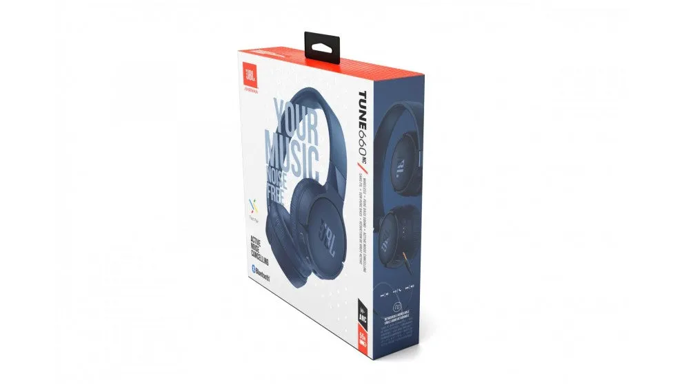 JBL Tune 660NC Wireless On Ear Noise Cancelling Headphones Blue 5084006