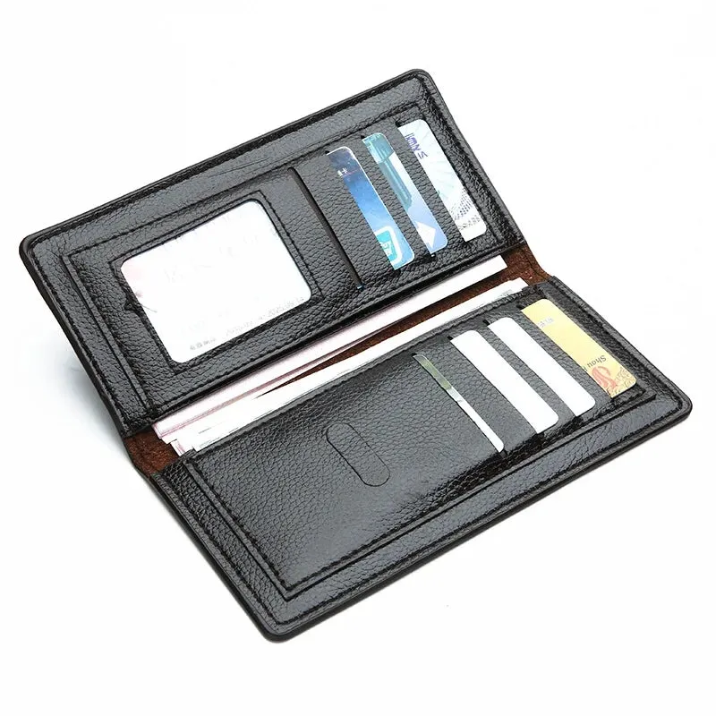 JEEP BULUO Men's Leather Wallet for mobile, cash & cards