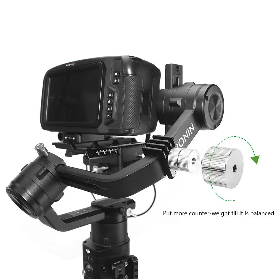 LanParte Counter Weight for DJI Ronin-S gimbal