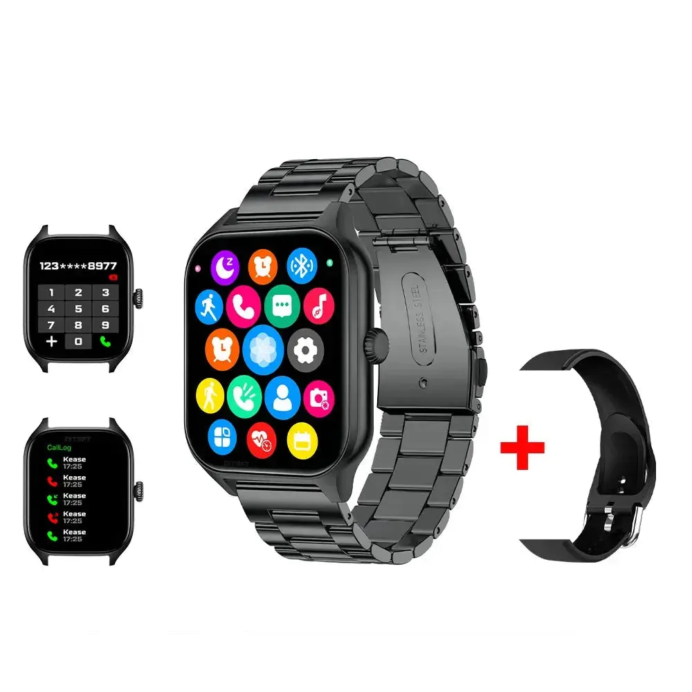 LAXASFIT 2024 New Men's Smart Watch Women's Gift 2.01 Inch HD Full Touch Screen Sports & Fitness Watch Bluetooth Call Smartwatch