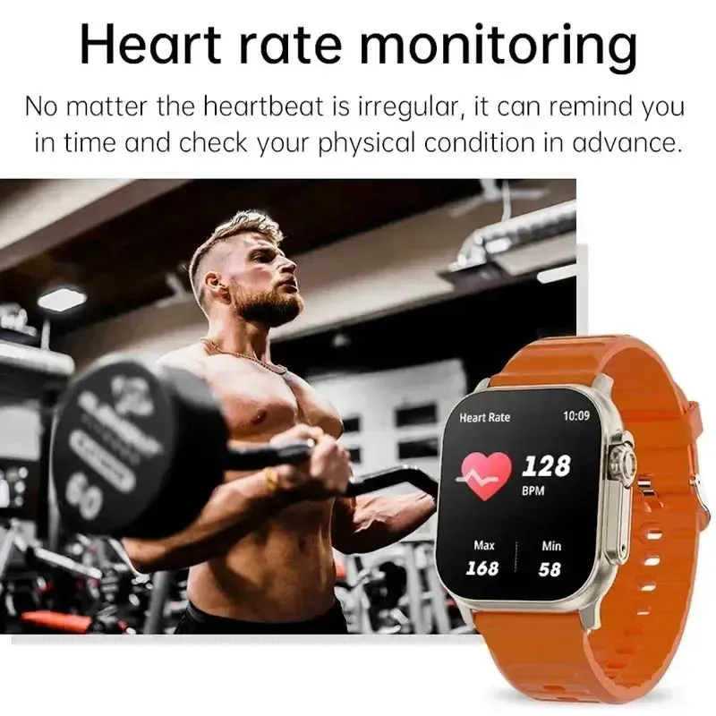 LAXASFIT New Smart Watch Bluetooth Voice Call Heart Rate Monitor Waterproof Sports Health Smart Watch Men Women Android IOS