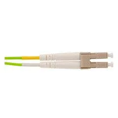 LC/UPC to SC/UPC OM1 Duplex 2.0mm Fiber Optic Patch Cord, OFNR, Multimode 62.5/125, Orange Jacket, Beige Connector, 20 meter (65.6 ft)