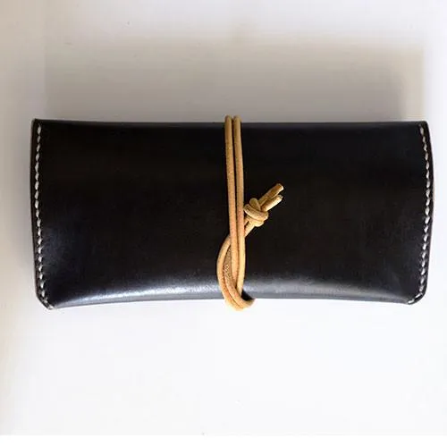 Leather Folded Long Wallet Clutch Phone Purse Wallet