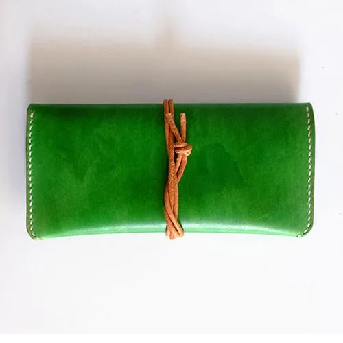 Leather Folded Long Wallet Clutch Phone Purse Wallet