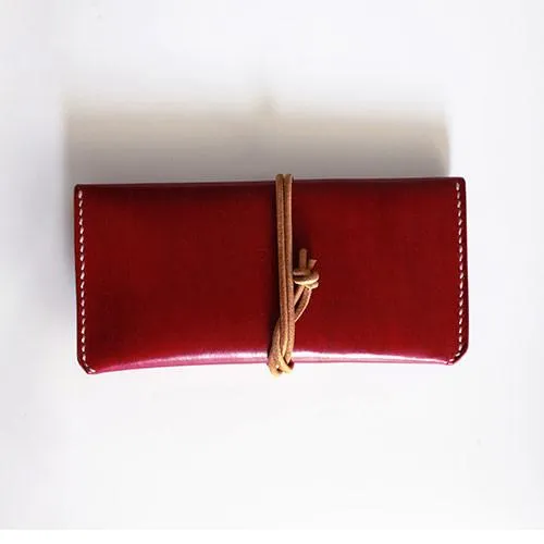 Leather Folded Long Wallet Clutch Phone Purse Wallet