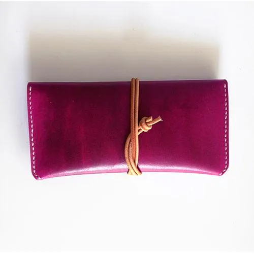 Leather Folded Long Wallet Clutch Phone Purse Wallet