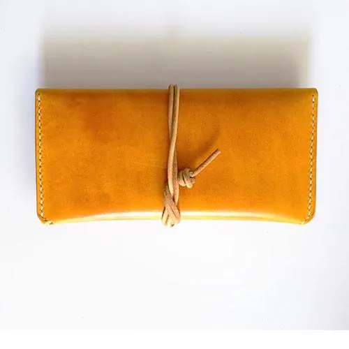 Leather Folded Long Wallet Clutch Phone Purse Wallet