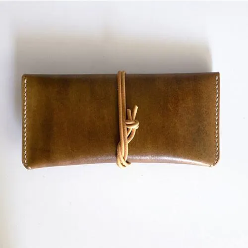 Leather Folded Long Wallet Clutch Phone Purse Wallet