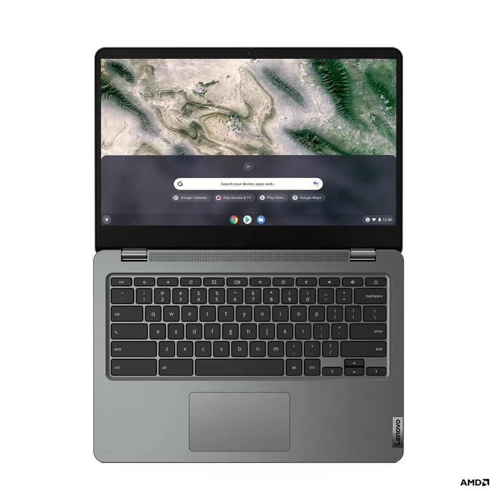 Lenovo 14e AMD 3000 3015Ce Chromebook 35.6 cm (14") Touchscreen Full HD 8 GB DDR4-SDRAM 64 GB eMMC Wi-Fi 5 (802.11ac) ChromeOS Grey