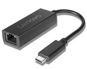 Lenovo Usb-C To Ethernet Adapter - Network Adapter - Usb-C - Gigabit Ethernet X 1 - Black