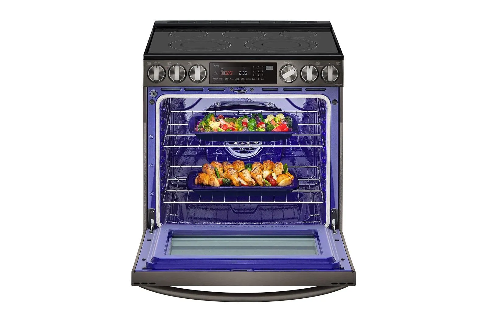 Lg LSEL6335D 6.3 cu ft. Smart wi-fi Enabled ProBake Convection® InstaView® Electric Slide-In Range with Air Fry