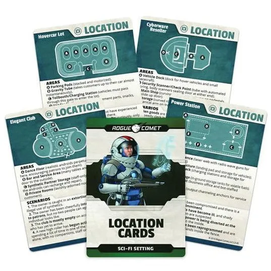 Location Cards: Sci-Fi Setting