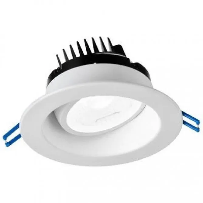 Lotus LED Lights - 4 Inch Regressed - Gimbal LED Downlight - 20 Degree Tilt - 360 Degree Rotation