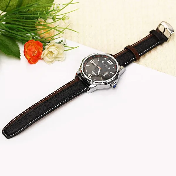 Luxury Brand Julius Fashion watch Men's Quartz Watch military Date Leather sports Watches Men Wristwatches relogio masculino