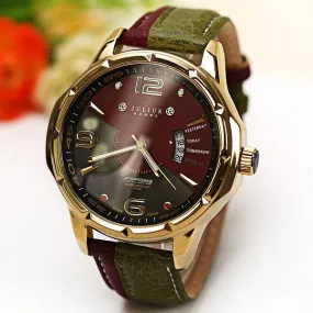 Luxury Brand Julius Fashion watch Men's Quartz Watch military Date Leather sports Watches Men Wristwatches relogio masculino