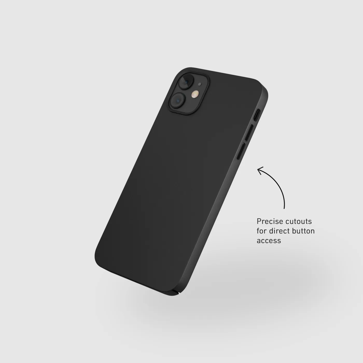 Magnetic iPhone 12 Case - Black