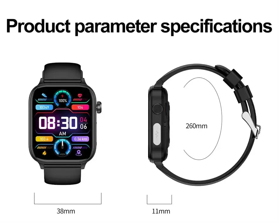 Medical Grade Smart Watch - 1.96"