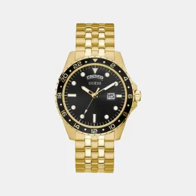 Men Gold Analog Stainless Steel Watch GW0220G4