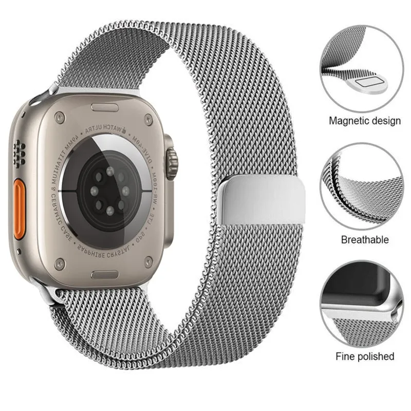 Milanese Loop Strap For Apple Watch