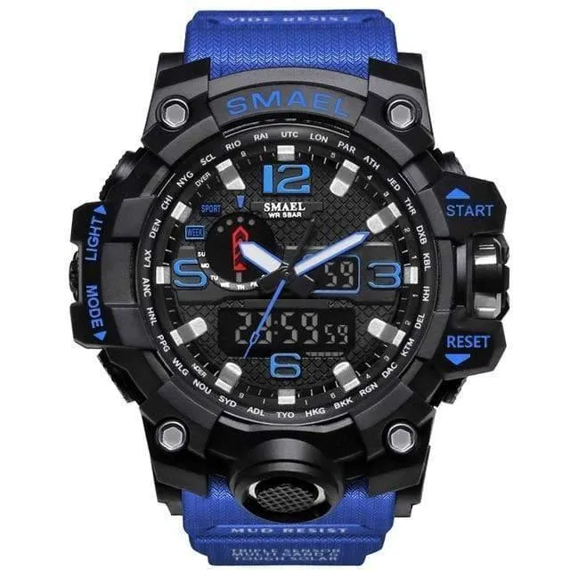 Military Dual Display Analog Digital Watch