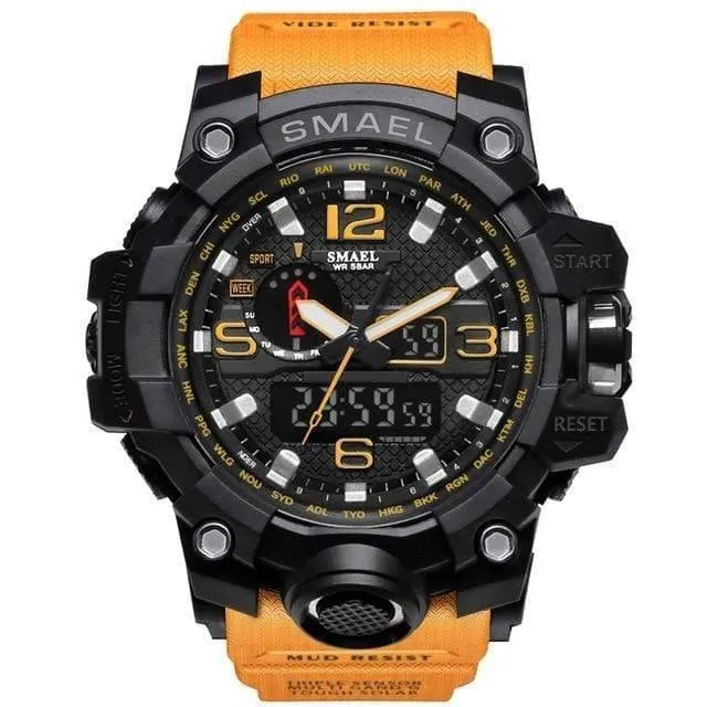 Military Dual Display Analog Digital Watch