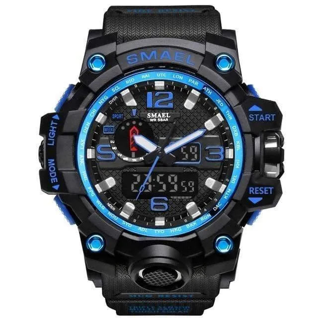 Military Dual Display Analog Digital Watch