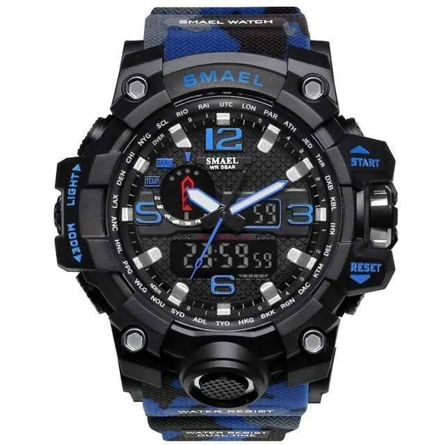 Military Dual Display Analog Digital Watch