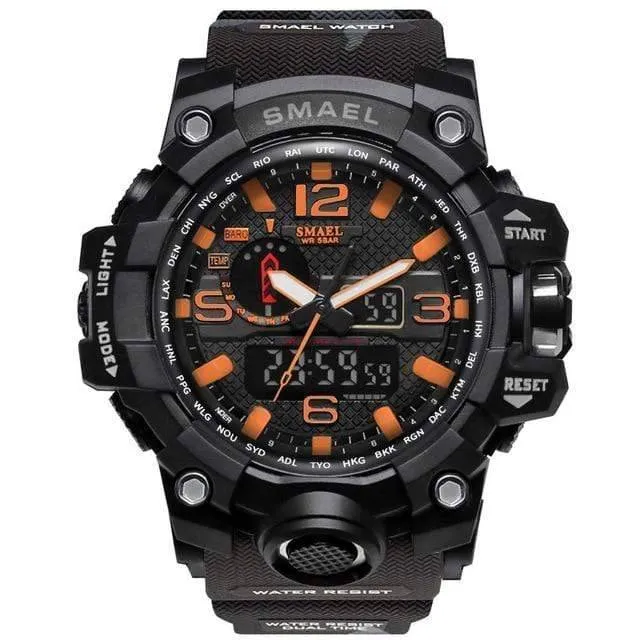 Military Dual Display Analog Digital Watch