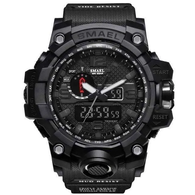 Military Dual Display Analog Digital Watch