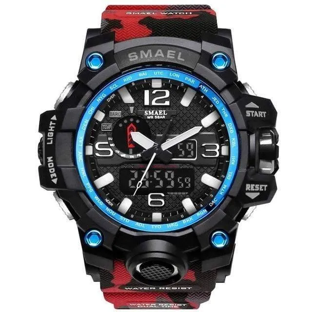 Military Dual Display Analog Digital Watch