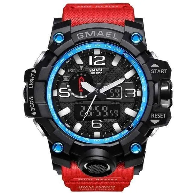 Military Dual Display Analog Digital Watch