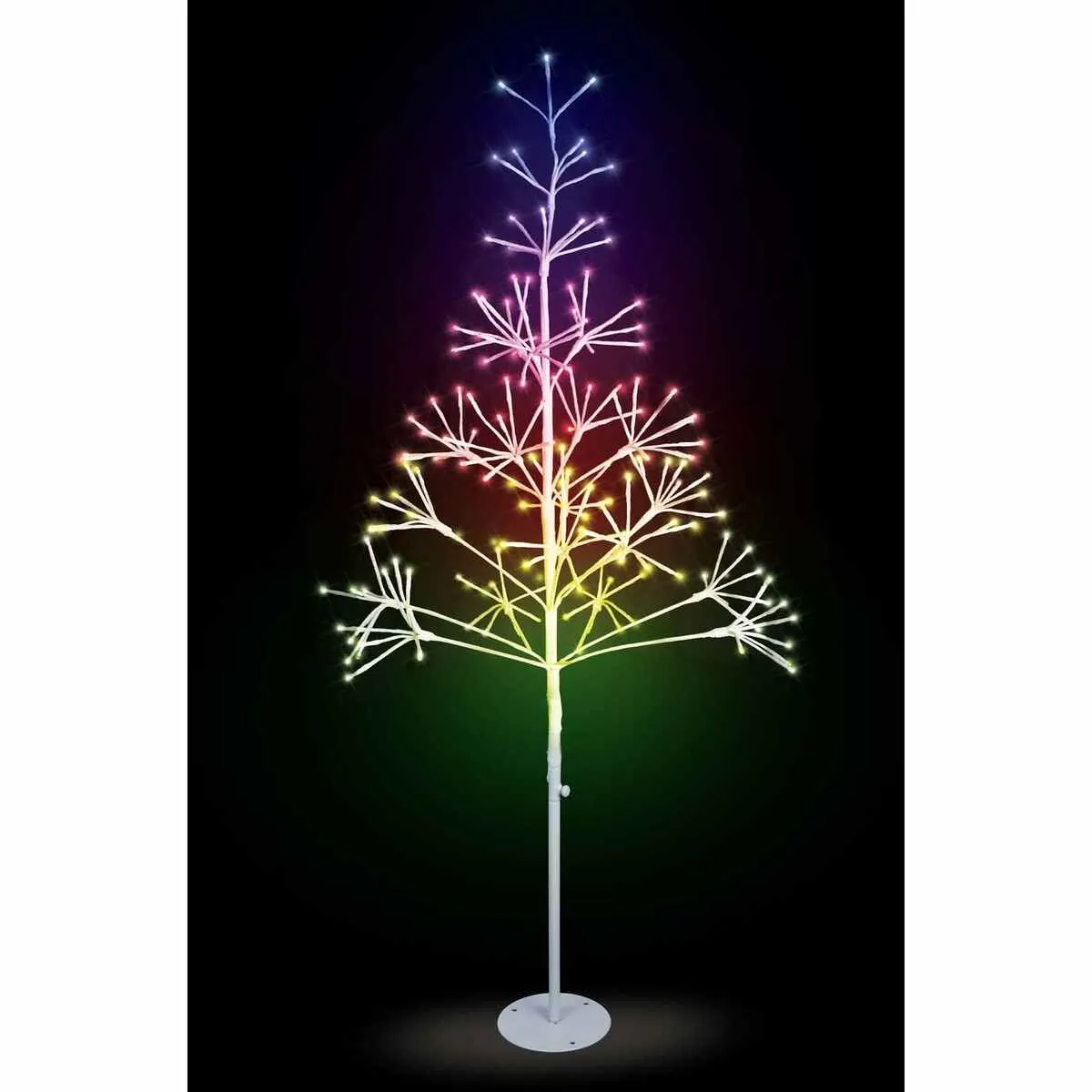 Mirabella Christmas Genio Wi-Fi 160 LED Pre Lit Tree - White