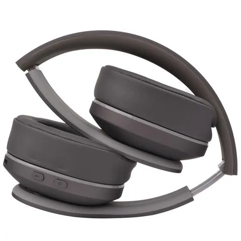 Moki Navigator Noise Cancelling Wireless Over-Ear Headphones [Volume Limited] Blue & Grey