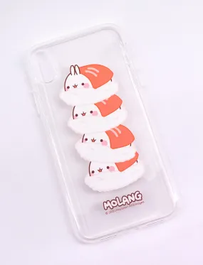 Molang Sushi pile Soft Phone Case