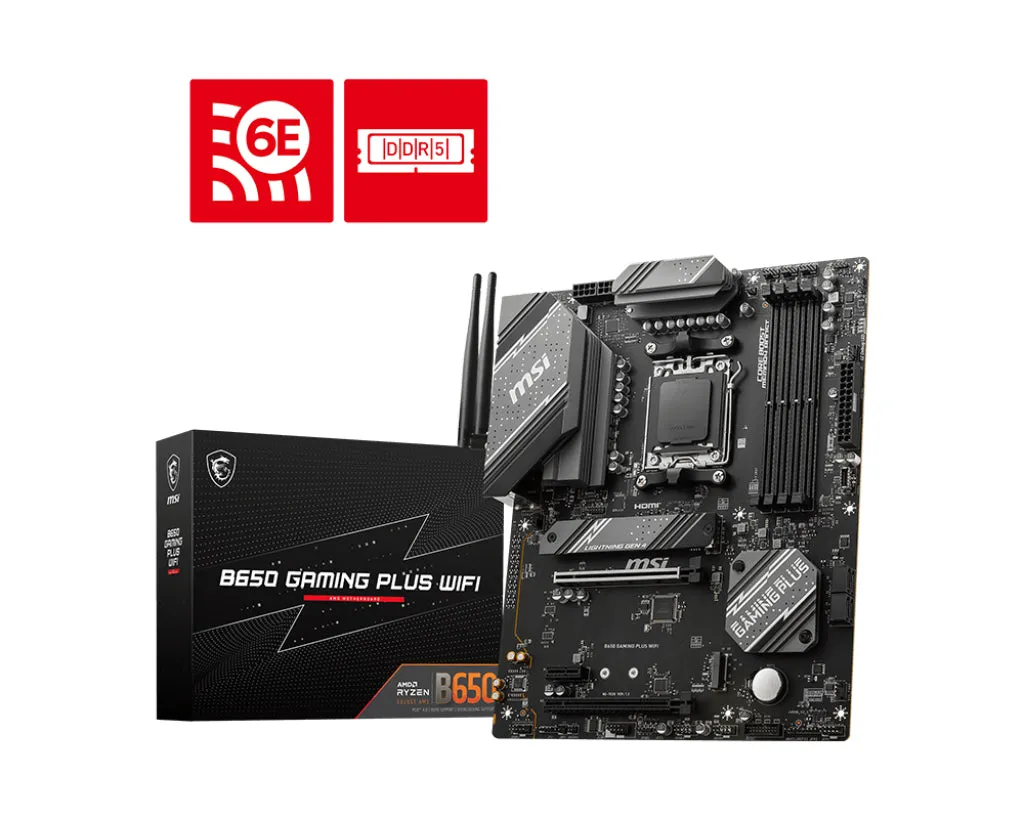 Msi Mainboard B650 Gaming Plus Wifi - Atx - Socket Am5 - Amd B650