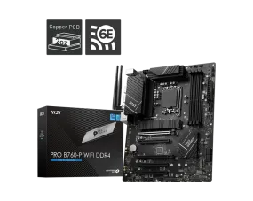 MSI PRO B760-P WIFI DDR4,LGA 1700 ATX Motherboard