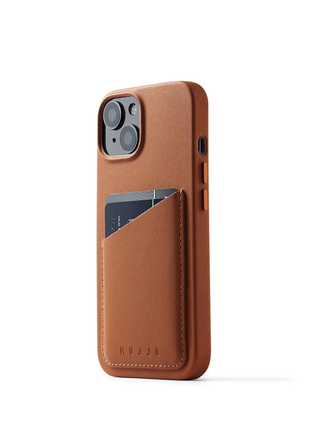 Mujjo Full Leather Wallet Case for iPhone 14