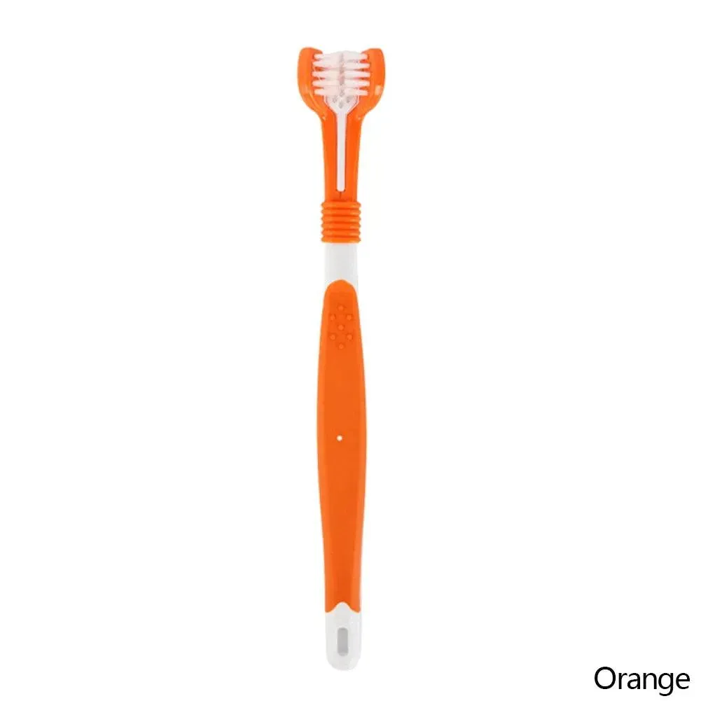 Multi-Angle Pet Toothbrush Cleaning Tool for Pets