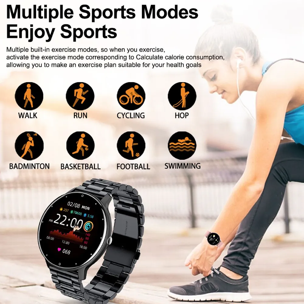 Multi-Sports Mode Waterproof Smart Watch