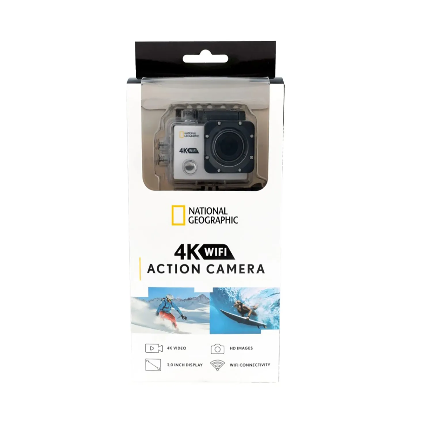 National Geographic 4K Action Camera with WiFi