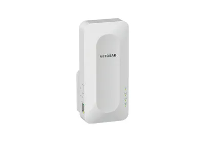 Netgear AX1800 4-Stream Dual-band WiFi 6 Mesh Extender, 1.8Gbps, Wall-plug, Internal Antenna - EAX15-100NAS