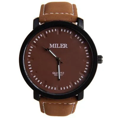 New Arrival Men's Clock Brand Retro Watches men sport Watch Popular Quartz Watch Relogio Feminino Miler Watch