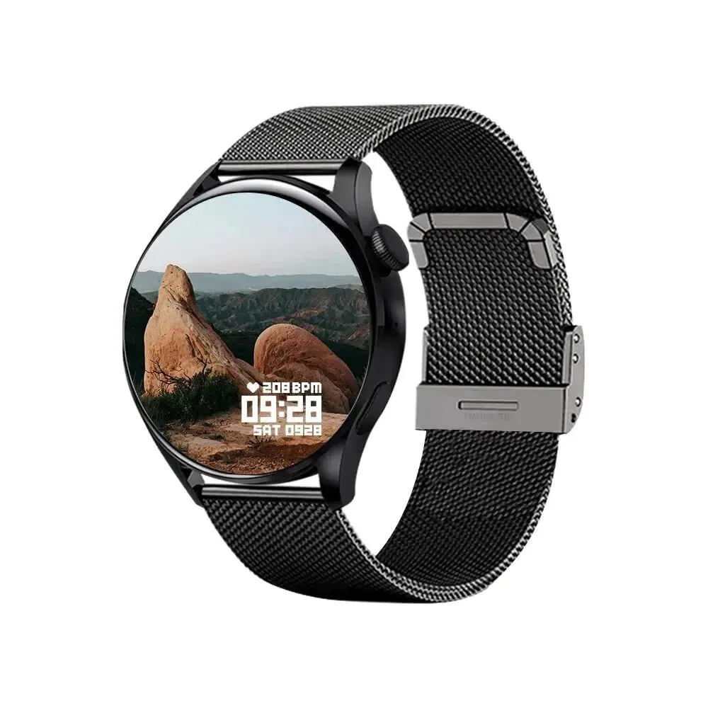 New Round Smart Sports Watch Wireless Call Wireless Charging Multi-Platform Information Display Sports Mode Weather Forecast