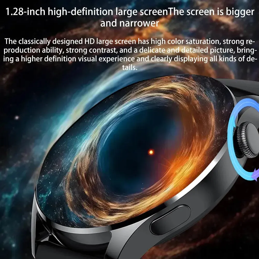 New Round Smart Sports Watch Wireless Call Wireless Charging Multi-Platform Information Display Sports Mode Weather Forecast