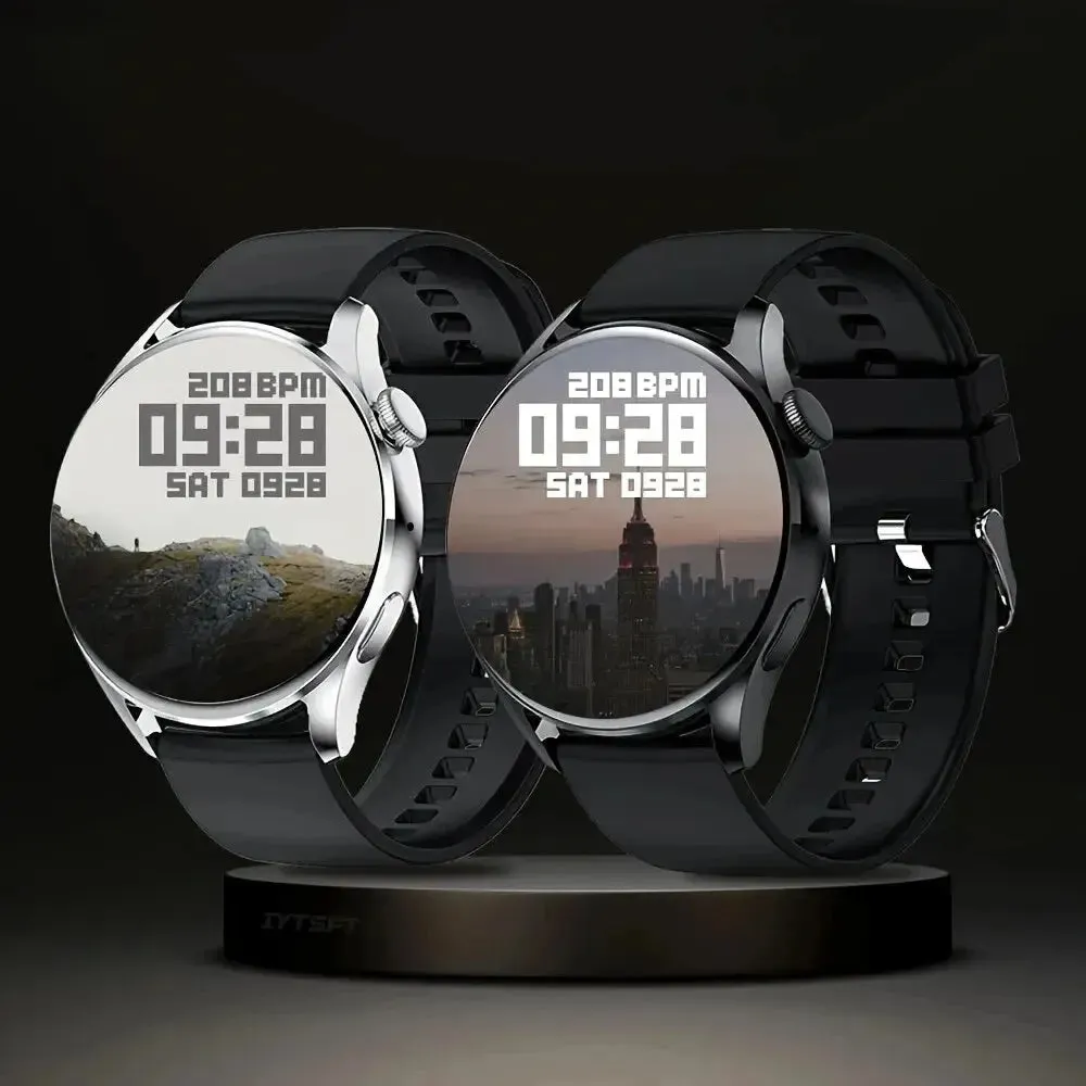 New Round Smart Sports Watch Wireless Call Wireless Charging Multi-Platform Information Display Sports Mode Weather Forecast