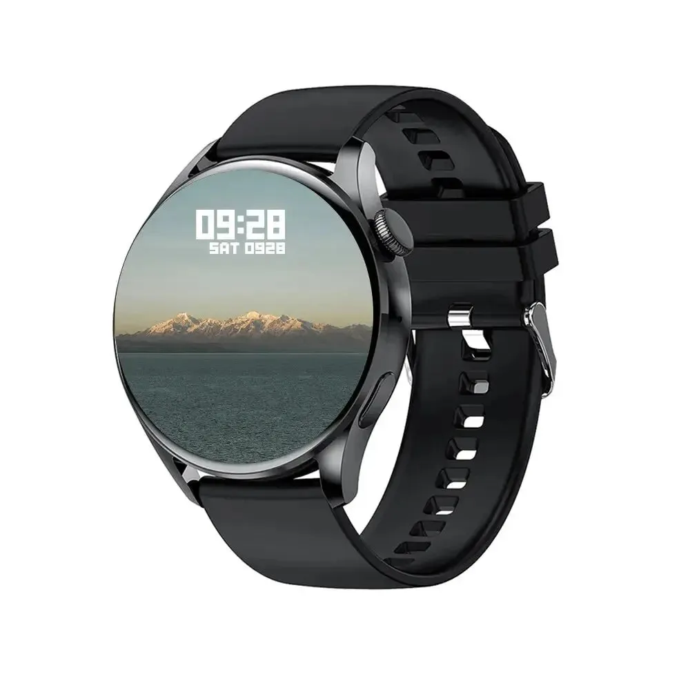 New Round Smart Sports Watch Wireless Call Wireless Charging Multi-Platform Information Display Sports Mode Weather Forecast