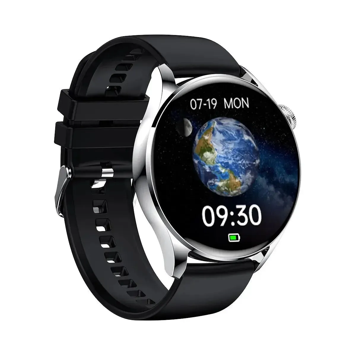 New Round Smart Sports Watch Wireless Call Wireless Charging Multi-Platform Information Display Sports Mode Weather Forecast