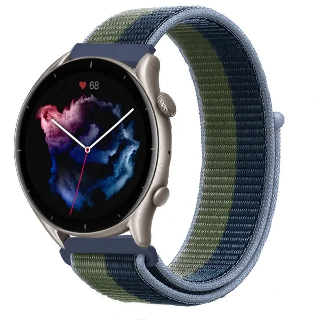 Nylon Sports Loop Watch Straps Compatible with the 3Plus Vibe Smartwatch