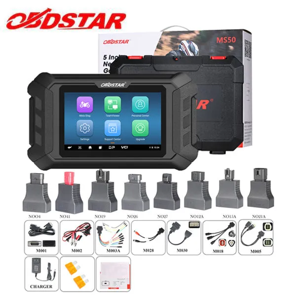 OBDStar - MS50 - Motorcycle Scanner and Diagnostic Tool - Standard Version - 2 Year of Free Updates