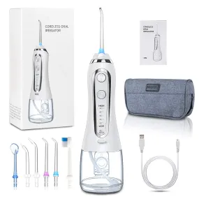 Oral Irrigator Portable IPX7 Waterproof Dental Water Flosser Jet USB h2ofloss Irrigator Dental Water Floss Tips Teeth Cleaner 0ral irrigator